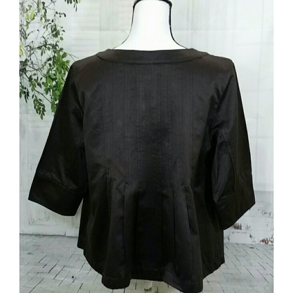 Mossimo Smocked Top Size XL Brown - Picture 4 of 8